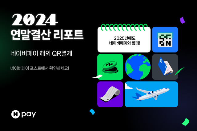 네이버페이, '해외QR결제 2024 연말결산'. 네이버페이 제공